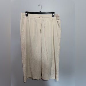 Old Navy Stretchtech Dry Quick Wide Leg Cropped Pants Size XXL